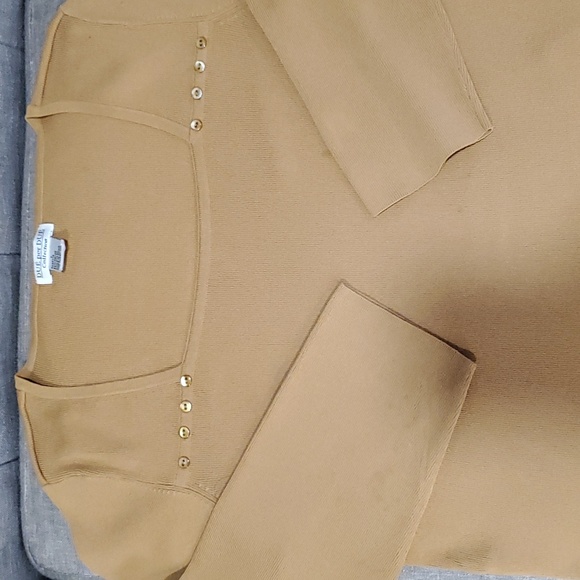 Due per Due collection mustard yellow sweater size L - Picture 11 of 13